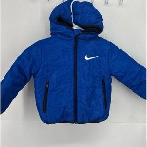 Boys Nike Blue Winter Jacket with Hood (sz. 2T)
